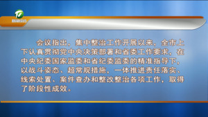 市委常委会会议暨市委全面从严治党专题会强调 以更严肃态度更严密举措更严实作风 推动集中整治工作取得更大成效