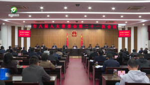 市八届人大常委会举行第二十一次会议 肖善武主持会议并讲话