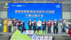 香港安徽联谊总会回乡交流团大黄山推介会举行