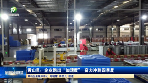 黄山区：企业跑出“加速度” 奋力冲刺四季度