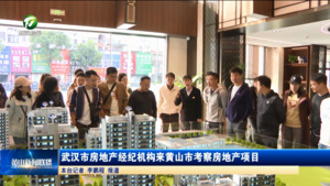 武汉市房地产经纪机构来黄山市考察房地产项目