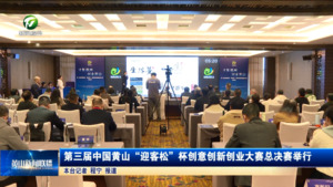 第三届中国黄山“迎客松”杯创意创新创业大赛总决赛举行