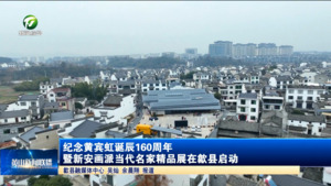 纪念黄宾虹诞辰160周年暨新安画派当代名家精品展在歙县启动