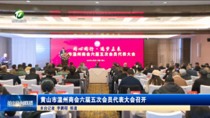 黄山市温州商会六届五次会员代表大会召开