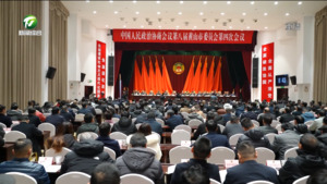 市政协八届四次会议胜利闭幕