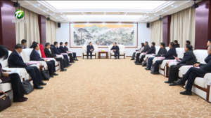 丁纯与张春林举行工作会谈 努力跑出高质量发展加速度