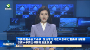 市委常委会召开会议 传达学习习近平总书记重要讲话精神 以高水平安全保障高质量发展