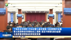 丁纯在全市巡察工作会议暨七届市委第八轮巡察集中反馈 第九轮巡察动员部署会议上强调 坚定不移强化政治监督 以高质量巡察推动改革促进发展