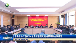 市委非公工委2024年度抓基层党建述职评议会议召开
