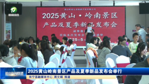 2025黄山岭南景区产品及夏季新品发布会举行