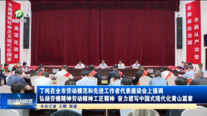 丁纯在全市劳动模范和先进工作者代表座谈会上强调 弘扬劳模精神劳动精神工匠精神 奋力谱写中国式现代化黄山篇章