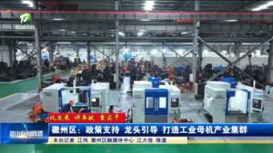 【比发展 讲奉献 重实干】徽州区：政策支持 龙头引导 打造工业母机产业集群