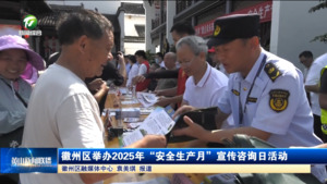 简讯：徽州区举办2025年“安全生产月”宣传咨询日活动