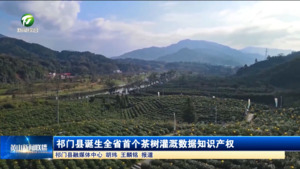 简讯：祁门县诞生全省首个茶树灌溉数据知识产权