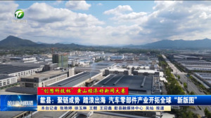 【“创想科技杯”黄山经济好新闻大赛】歙县：聚链成势 踏浪出海 汽车零部件产业开拓全球“新版图”