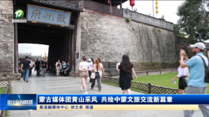 蒙古媒体团黄山采风 共绘中蒙文旅交流新篇章