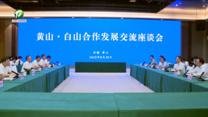 白山市党政代表团来黄考察  深入践行“两山”理念 携手推进共赢发展  丁纯向辉参加