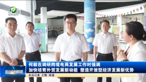 何毅在调研跨境电商发展工作时强调 加快培育外贸发展新动能 塑造开放型经济发展新优势