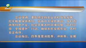 市委常委會會議強調 深入學習貫徹習近平總書記重要指示精神 緊盯目標不放松 攻堅克難勇爭先