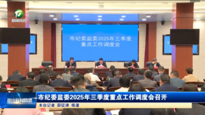 市纪委监委2025年三季度重点工作调度会召开