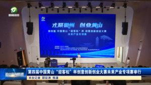 第四届中国黄山“迎客松”杯创意创新创业大赛未来产业专项赛举行