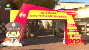 黄山市暨屯溪区2025年“宪法宣传周”集中宣传活动正式启动
