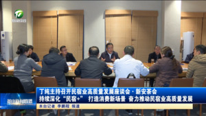 丁纯主持召开民宿业高质量发展座谈会·新安茶会 持续深化“民宿+” 打造消费新场景 奋力推动民宿业高质量发展 丁纯主持召开民宿业高质量发展座谈会·新安茶会 持续深化“民宿+” 打造消费新场景 奋力推动民宿业高质量发展