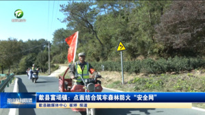 歙县富堨镇:点面结合筑牢森林防火“安全网” 歙县富堨镇:点面结合筑牢森林防火“安全网”