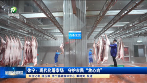 休宁：现代化屠宰场  守护市民“放心肉”
