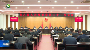 市八届人大常委会举行第三十一次会议 伍春宏主持会议