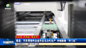 【比发展 讲奉献 重实干】歙县：汽车零部件企业开足马力忙生产  冲刺新春“开门红”