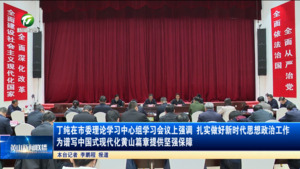 丁纯在市委理论学习中心组学习会议上强调 扎实做好新时代思想政治工作 为谱写中国式现代化黄山篇章提供坚强保障