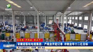 【比发展 讲奉献 重实干】安徽迎客松电缆集团：产线全开赶订单 冲刺全年十二亿目标