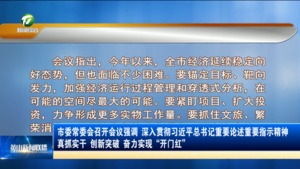 市委常委会召开会议强调 深入贯彻习近平总书记重要论述重要指示精神 真抓实干 创新突破 奋力实现“开门红” 市委常委会召开会议强调 深入贯彻习近平总书记重要论述重要指示精神 真抓实干 创新突破 奋力实现“开门红”