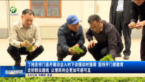 丁纯在祁门县开展访企入村 下访接访时强调 坚持开门抓教育 走好群众路线 让便民利企更加可感可及