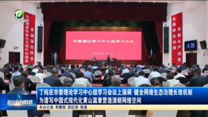 丁纯在市委理论学习中心组学习会议上强调 健全网络生态治理长效机制 为谱写中国式现代化黄山篇章营造清朗网络空间