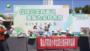 我市举办“垃圾分类有画说 变废为宝我来秀”DIY手工作品展