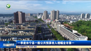 简讯：一季度休宁县一般公共预算收入增幅全市第一