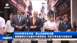 2026世界市长对话・黄山活动即将启幕 德国施特拉尔松德市代表团到访 共促文明互鉴与友城合作