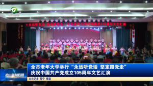全市老年大学举行“永远听党话 坚定跟党走”庆祝中国共产党成立105周年文艺汇演