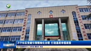 万宁社区党建引领精细化治理 打造基层幸福家园