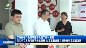 丁纯在祁门县调研基层党建工作时强调 深入学习贯彻习近平党建思想 以高质量党建引领和推动高质量发展