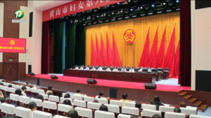 黄山市妇女第八次代表大会开幕 丁纯谢兵讲话 何毅伍春宏王恒来等出席