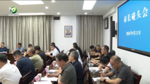 市政府召开党组会