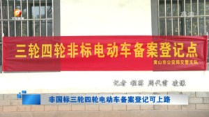 非国标三四轮电动车备案登记可上路