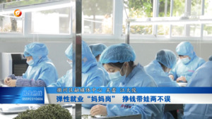 弹性就业“妈妈岗” 挣钱带娃两不误