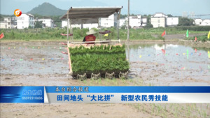 田间地头“大比拼” 新型农民秀技能
