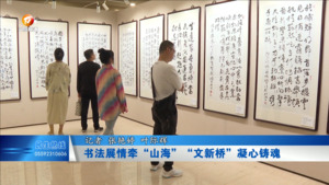 书法展情牵“山海 ”“文新桥”凝心铸魂