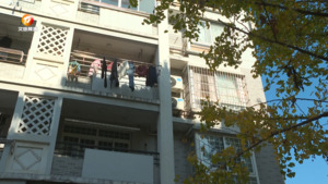 老旧小区改造 居民期盼修剪树木