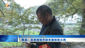 黟县：多举措筑牢秋冬森林防火网